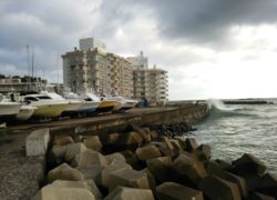 台風接近中・・・