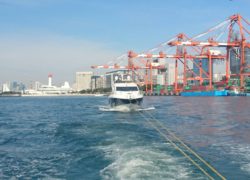 【中古艇ブログ】輸入艇曳航！！