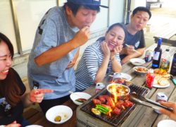 【マリーナブログ】マリーナ内会場にてBBQ！！