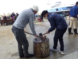 湘南サニーサイドマリーナ　もちつき大会