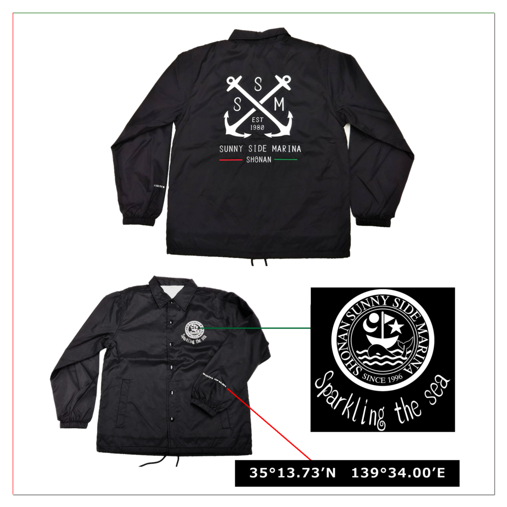 サニーサイドマリーナ　コーチジャケット