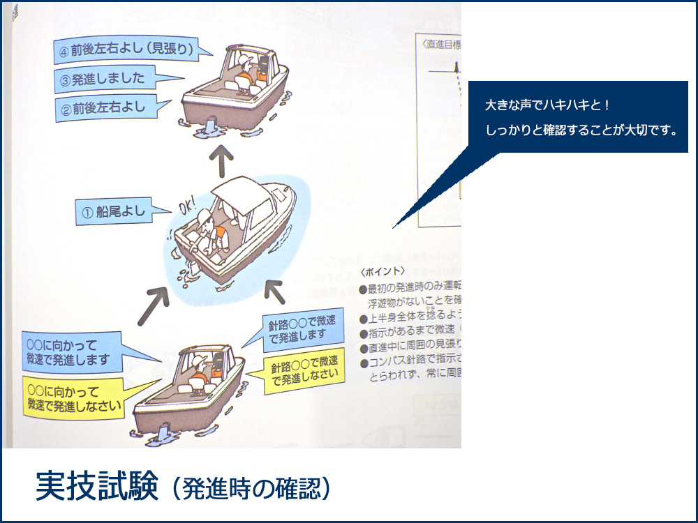 ボート免許 実技試験