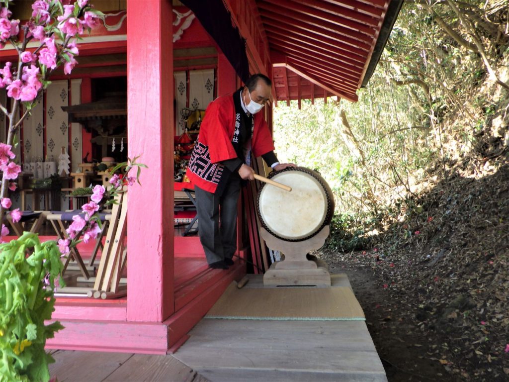 淡島神社　流し雛