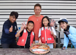 【親子船釣りチャレンジ】全員お魚ゲット！
